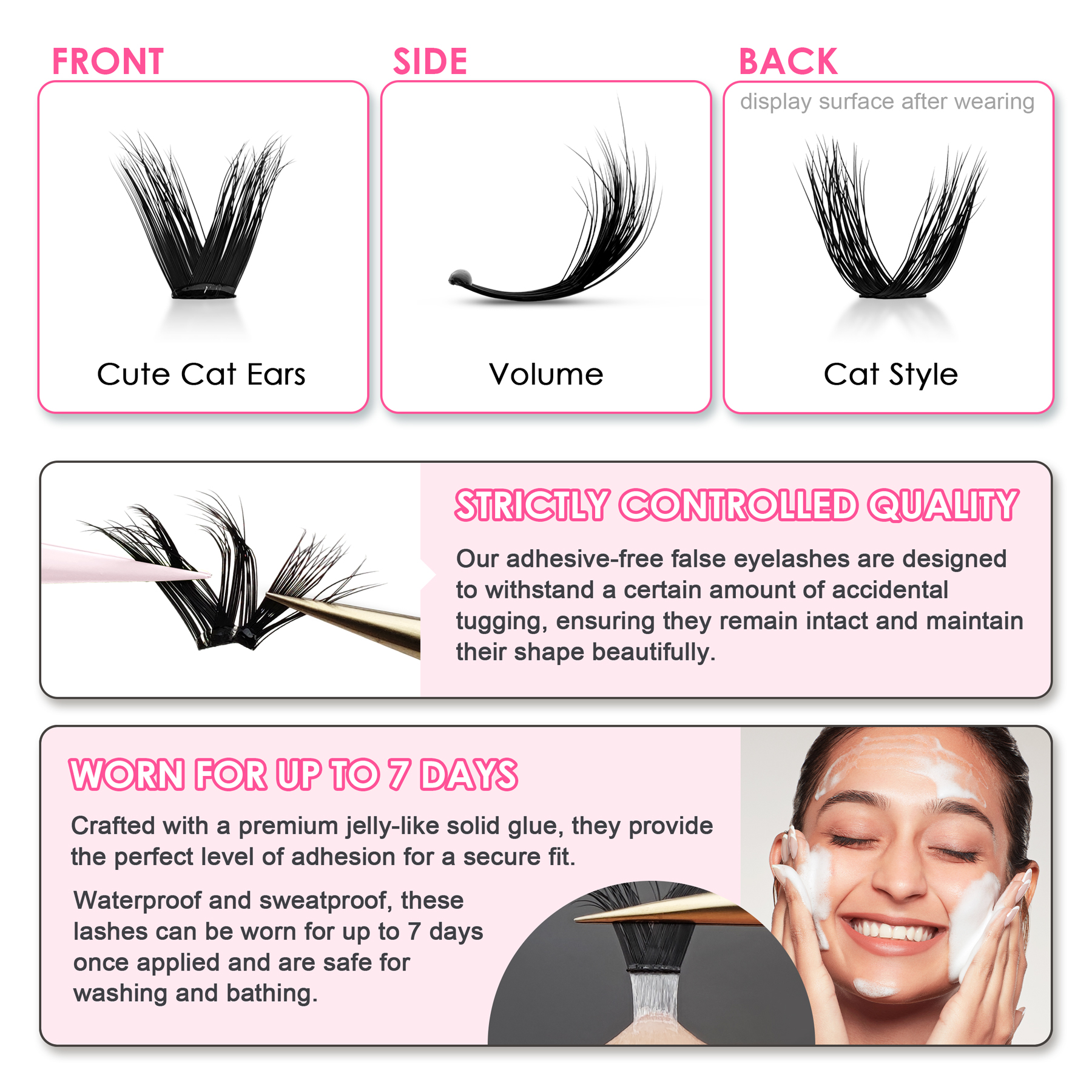 SEEDEW 3D V-shaped Thick False - Lashes Eyelash Extension avaliação e preço