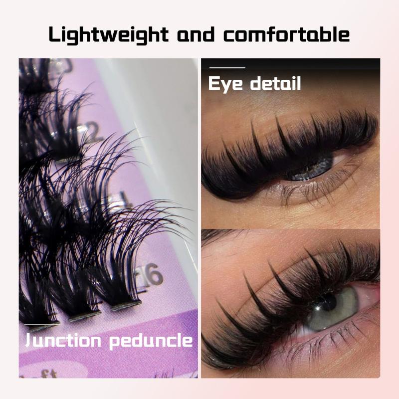 14 Rows Lash Clusters Spikes E - Lashes Eyelash Extension avaliação e preço