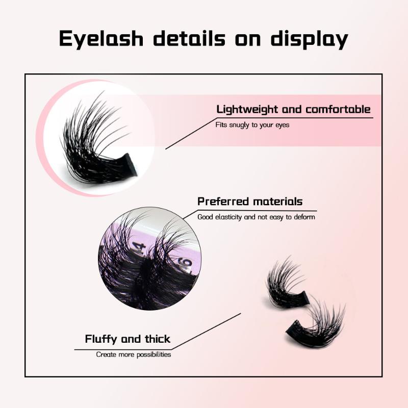 14 Rows Lash Clusters Spikes E - Lashes Eyelash Extension avaliação e preço