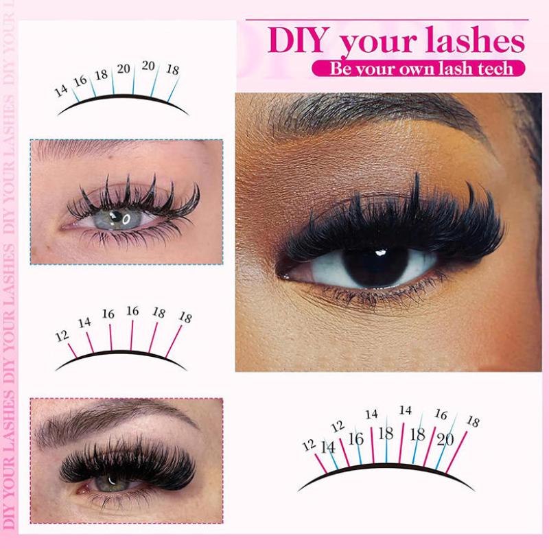 Volume Lash Clusters Mink Wisp - Lashes Eyelash Extension avaliação e preço