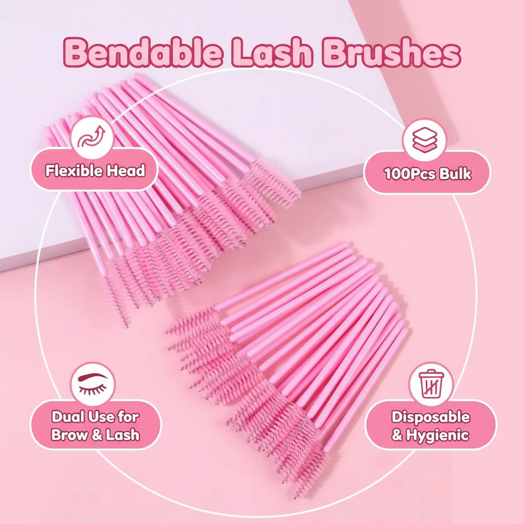 50pcs Disposable Eyelash Brush - Lashes Eyelash Extension avaliação e preço