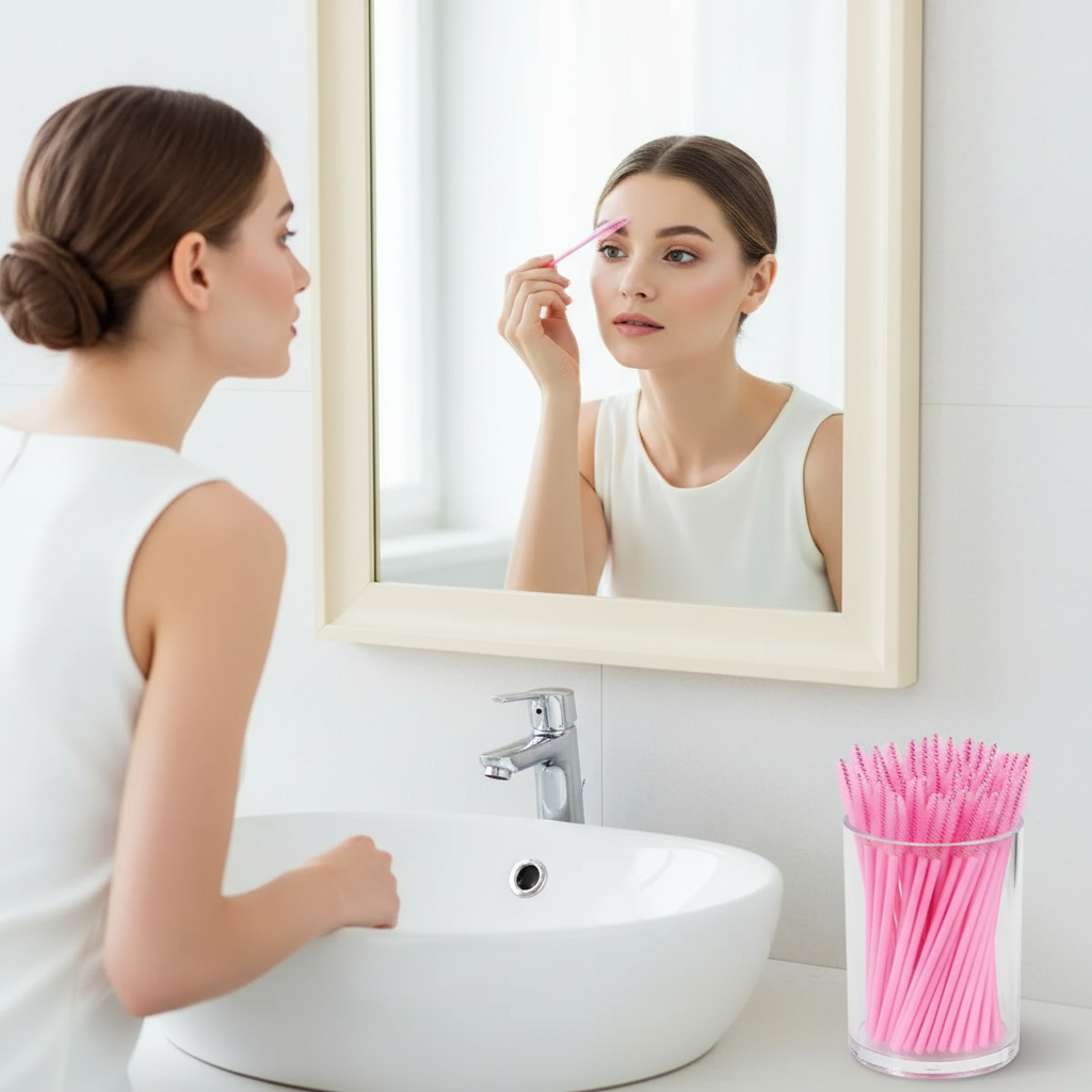 50pcs Disposable Eyelash Brush - Lashes Eyelash Extension avaliação e preço