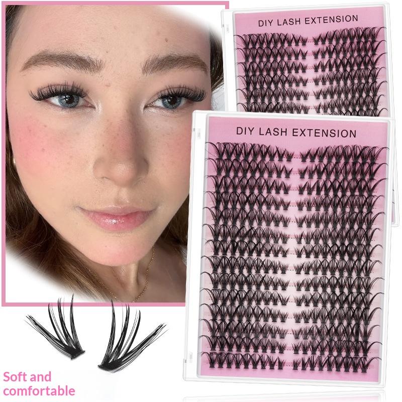 20pcs DIY False Eyelash Extens - Eyelash Extension Volume Lashes avaliação e preço