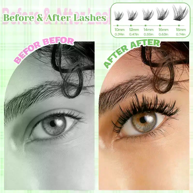 Natural Look False Eyelashes W - Lashes Eyelash Extension avaliação e preço